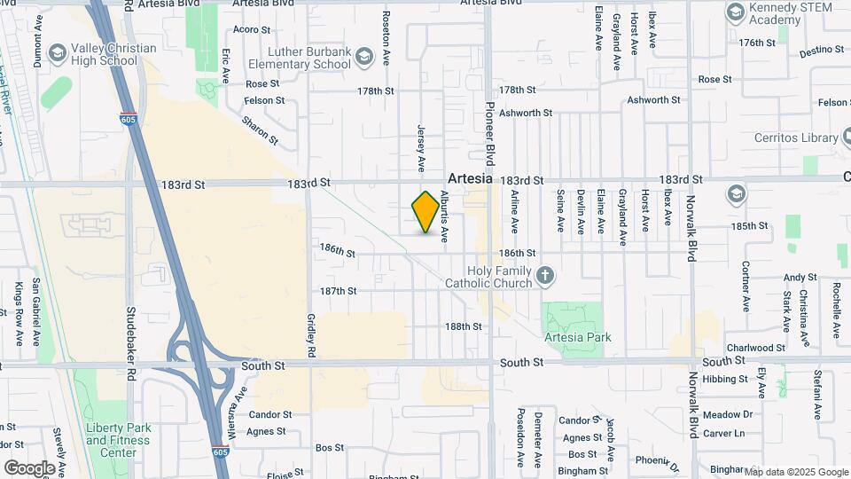 11634 185th St Map and Location Details