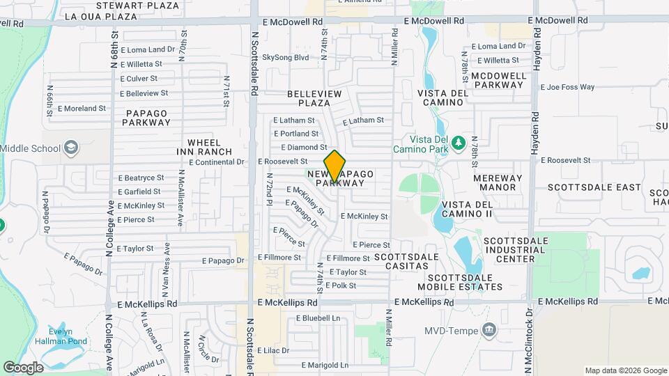 814 N 74th St Mapa y Detalles de la Ubicación