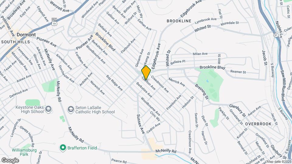 1034 Chelton Ave Map and Location Details