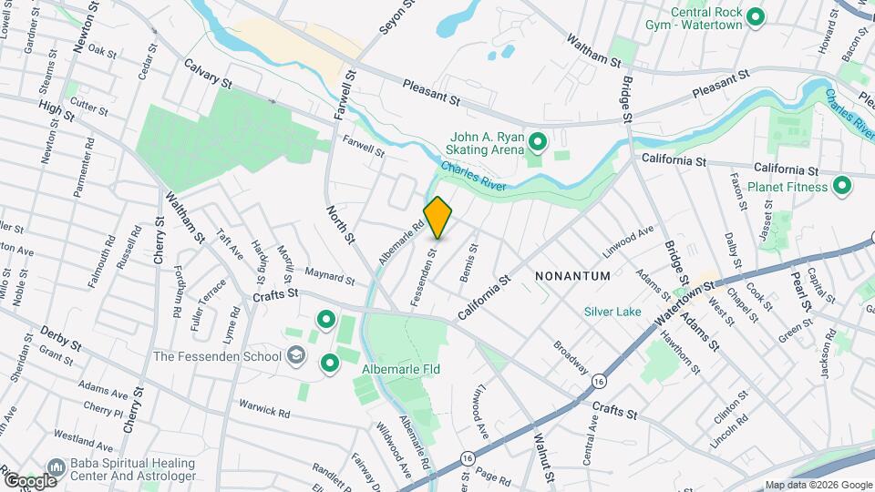 75 Fessenden St Map and Location Details