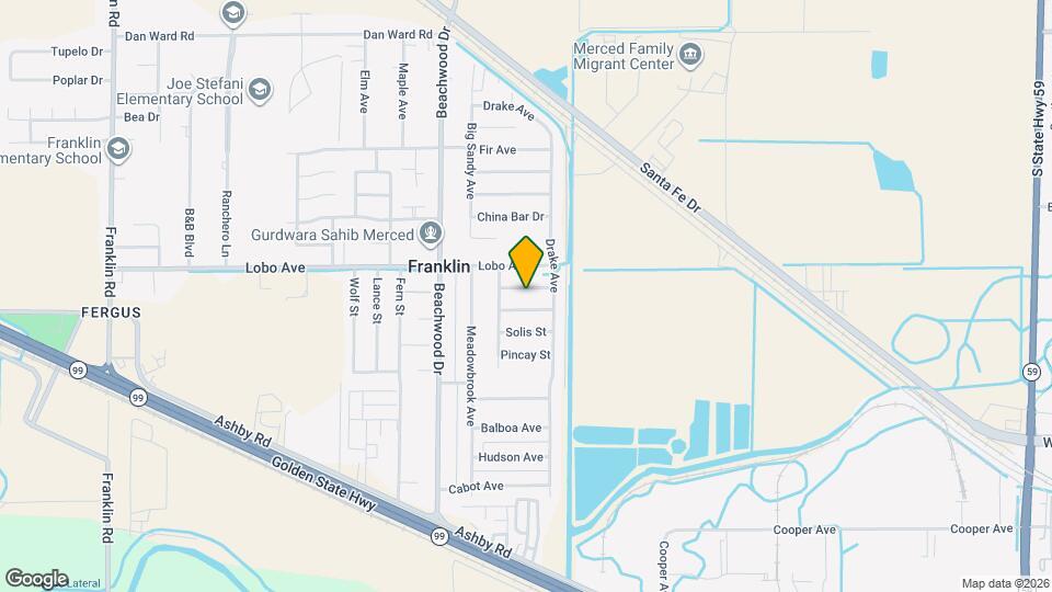 2101 Antley St Map and Location Details