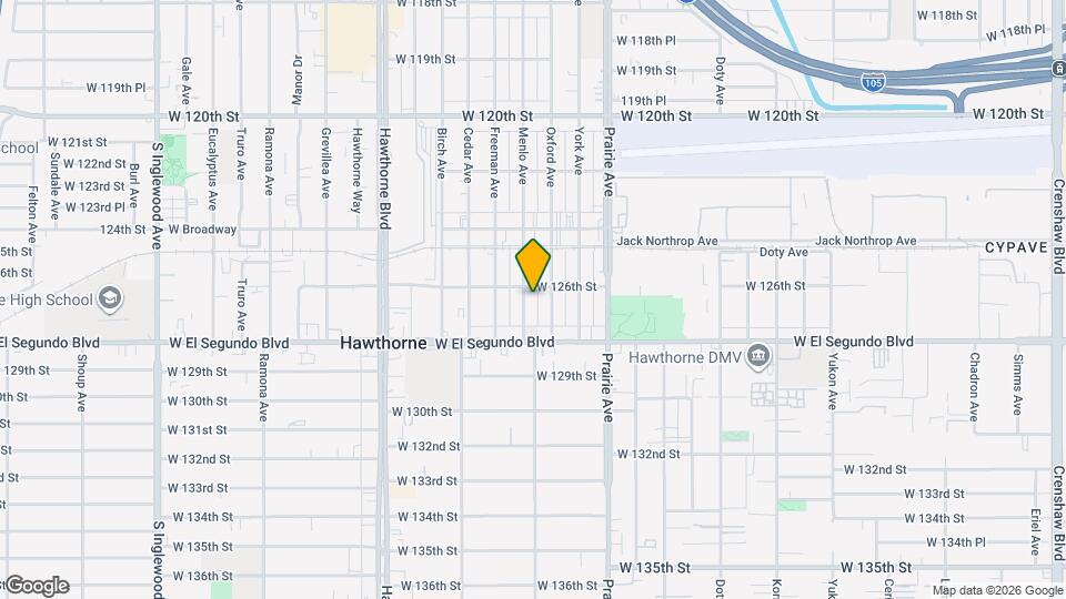 12620 Menlo Ave, Unit 1 Mapa y Detalles de la Ubicación