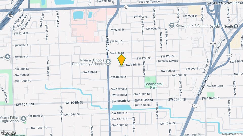 8480 SW 98th St Map and Location Details