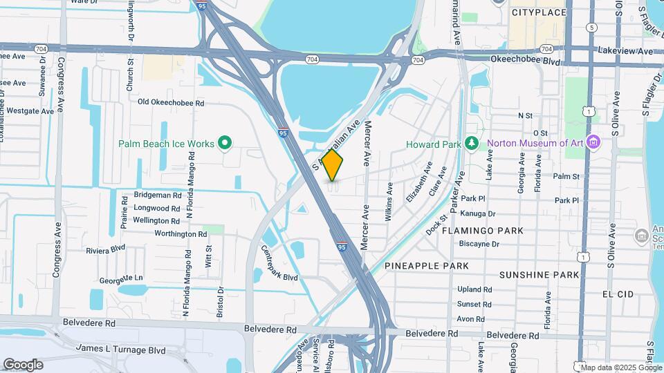 Palm Beach Rv Park Map and Location Details