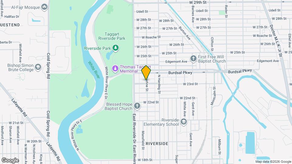 1502 W 23rd St Map and Location Details