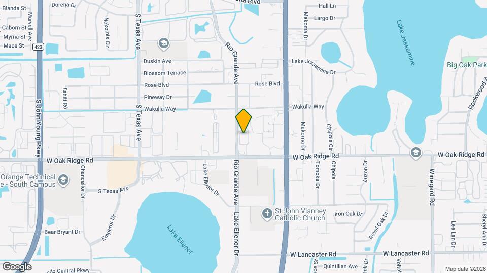 1655 W Oak Ridge Rd Map and Location Details