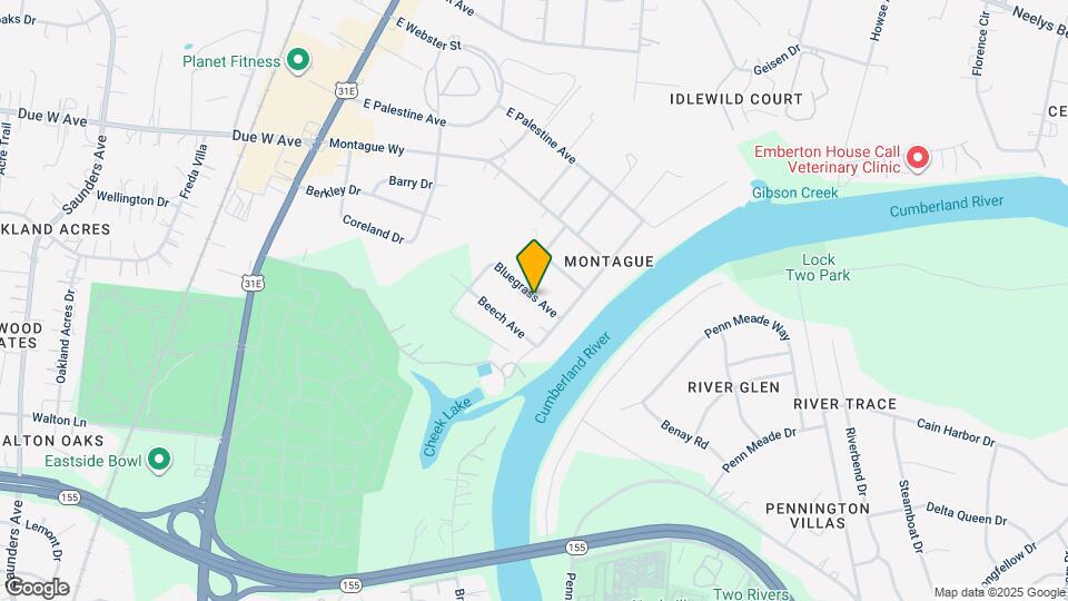 432 Bluegrass Ave Map and Location Details