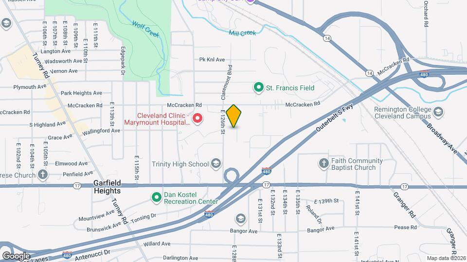 5168 E 128th St Map and Location Details