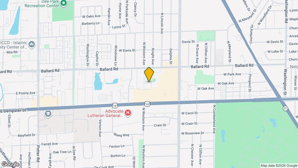 8905 Knight Ave, Unit 8905 Knight Ave #205, Des Plaines Map and Location Details