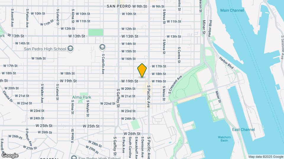 540 W 19th St Map and Location Details