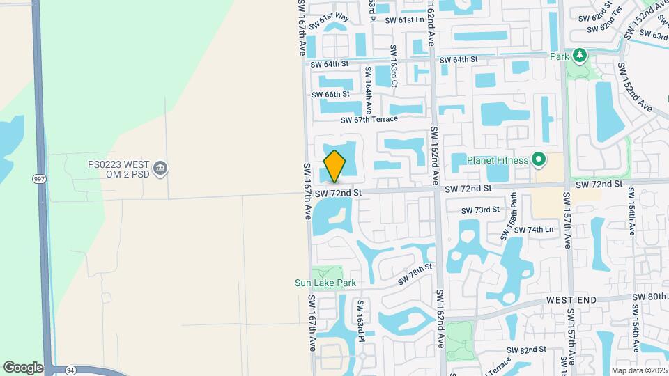 16546 SW 71st Terrace Map and Location Details