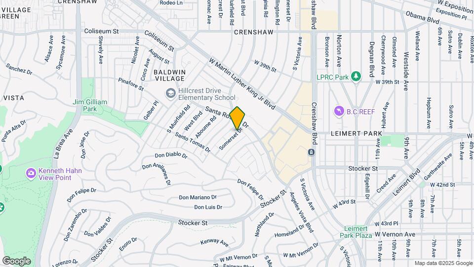 4127-4131 1/2 Somerset Dr Map and Location Details