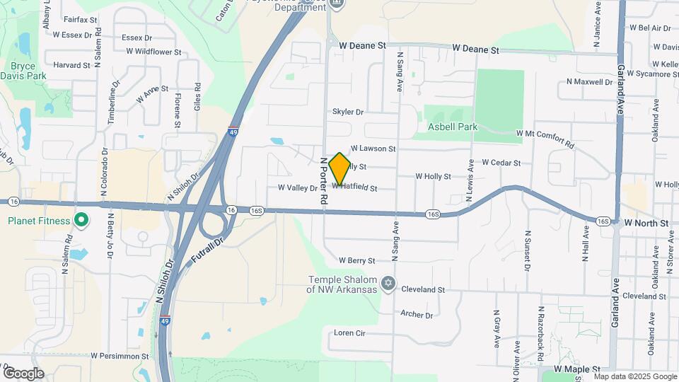 2335 W Hatfield St Map and Location Details