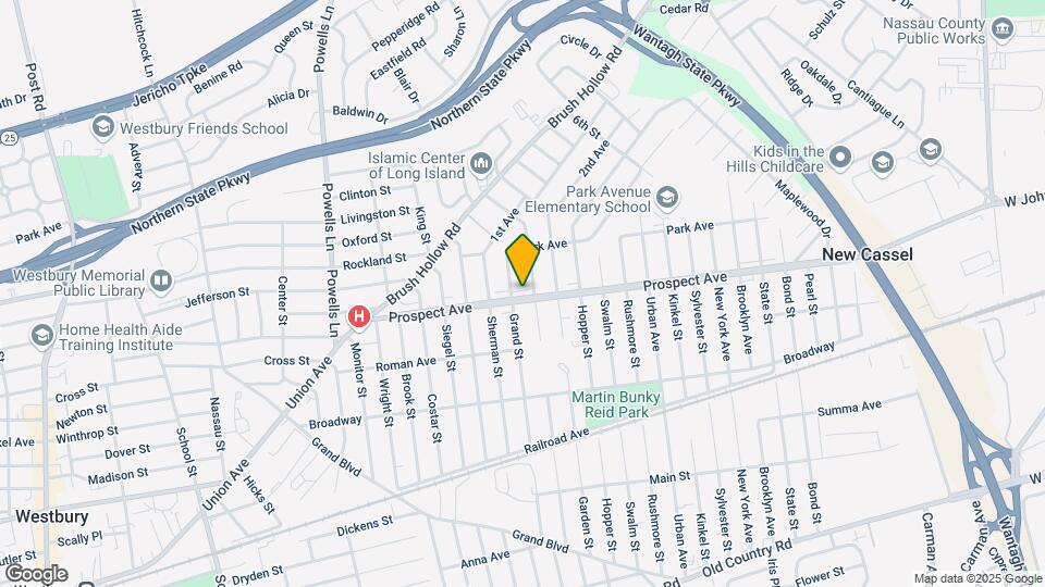 839 Prospect Ave Mapa y Detalles de la Ubicación