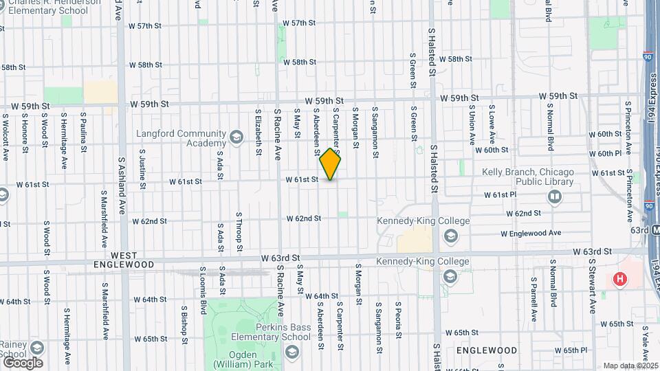 1041 W 61st St Map and Location Details