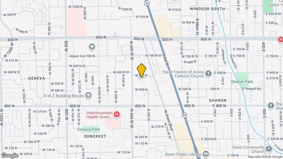346 W 550 N St Map and Location Details