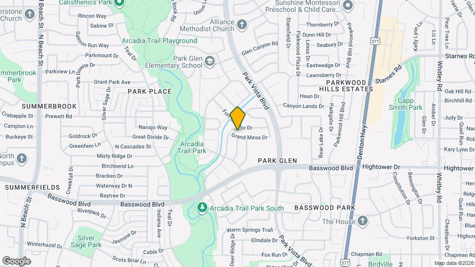 5221 Grand Mesa Dr Map and Location Details