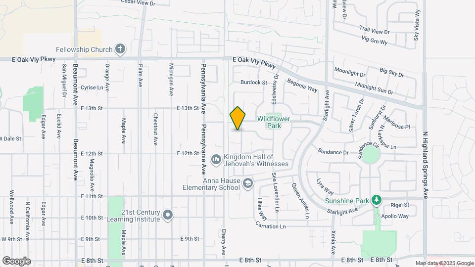 1319 Quince St Map and Location Details