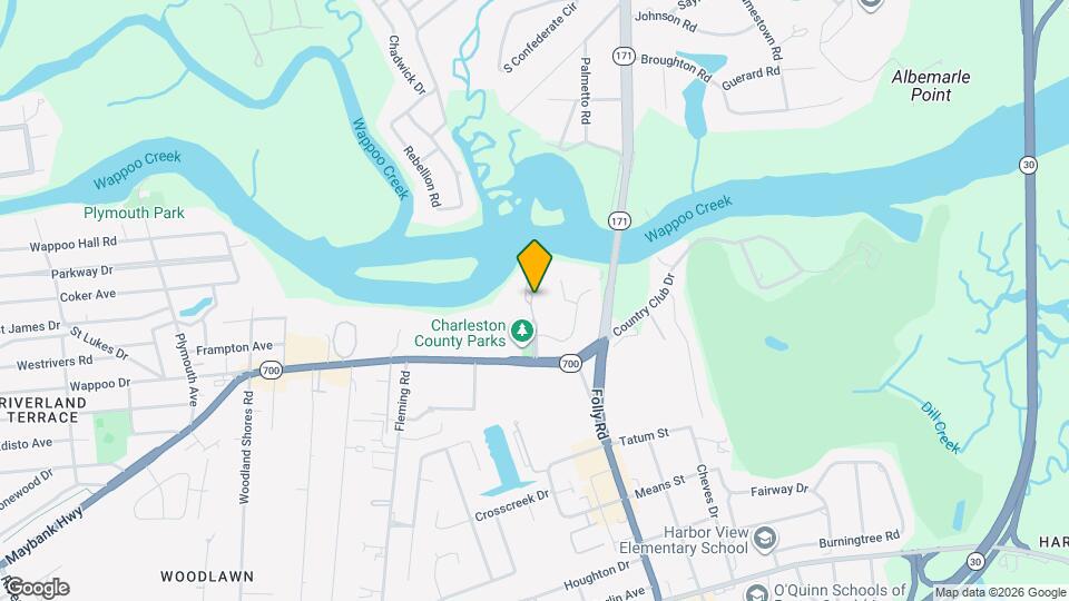 46 Wappoo Creek Pl Map and Location Details