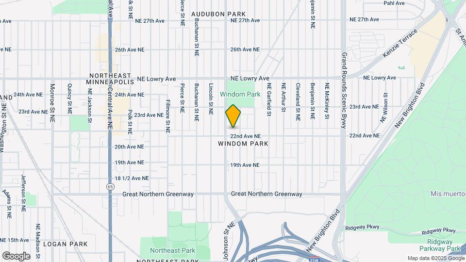 1615 22nd Ave NE Map and Location Details