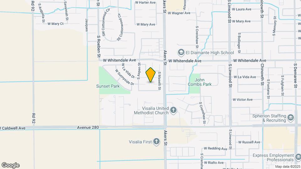 5444 W Sunnyside Ct Map and Location Details