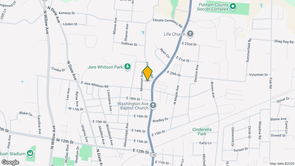 421 Grady Way Map and Location Details