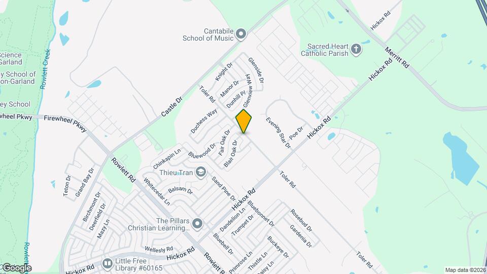 3214 Blair Oak Dr Map and Location Details