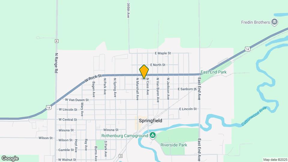 318 N Cass Ave Map and Location Details