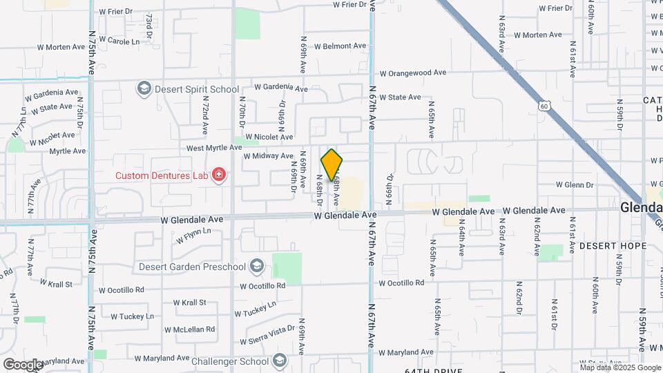 7106 N 68th Ave Map and Location Details