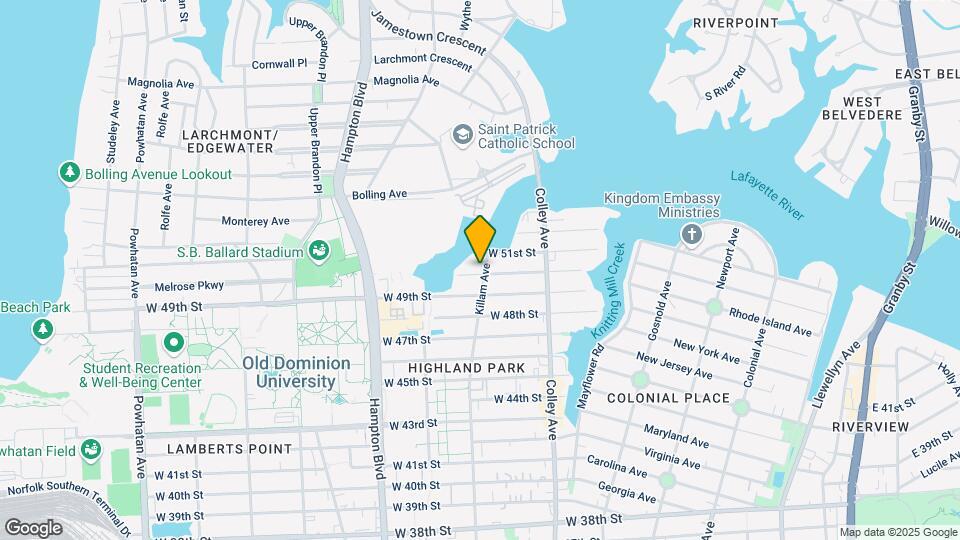 5001 Killam Ave-Unit -2A Map and Location Details