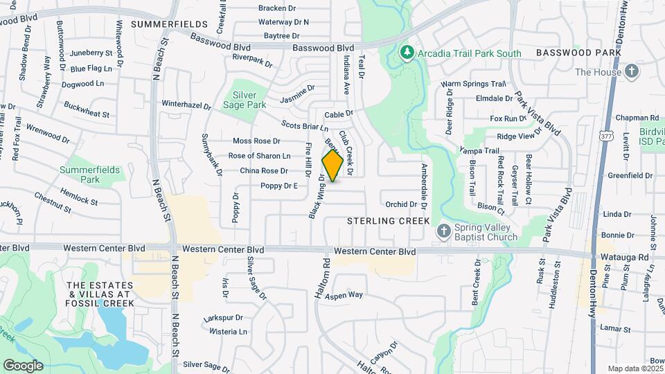 4813 Thistledown Dr Map and Location Details