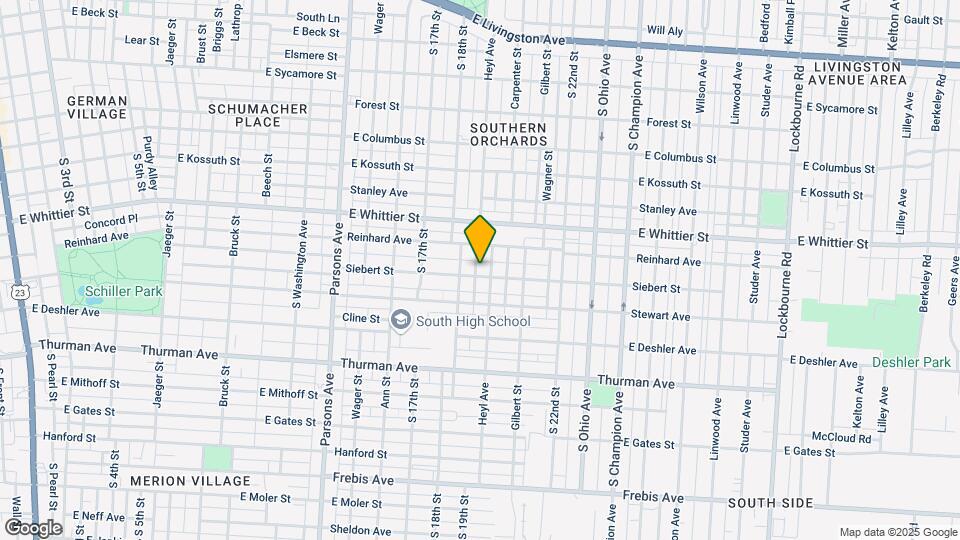 730 Siebert St Map and Location Details