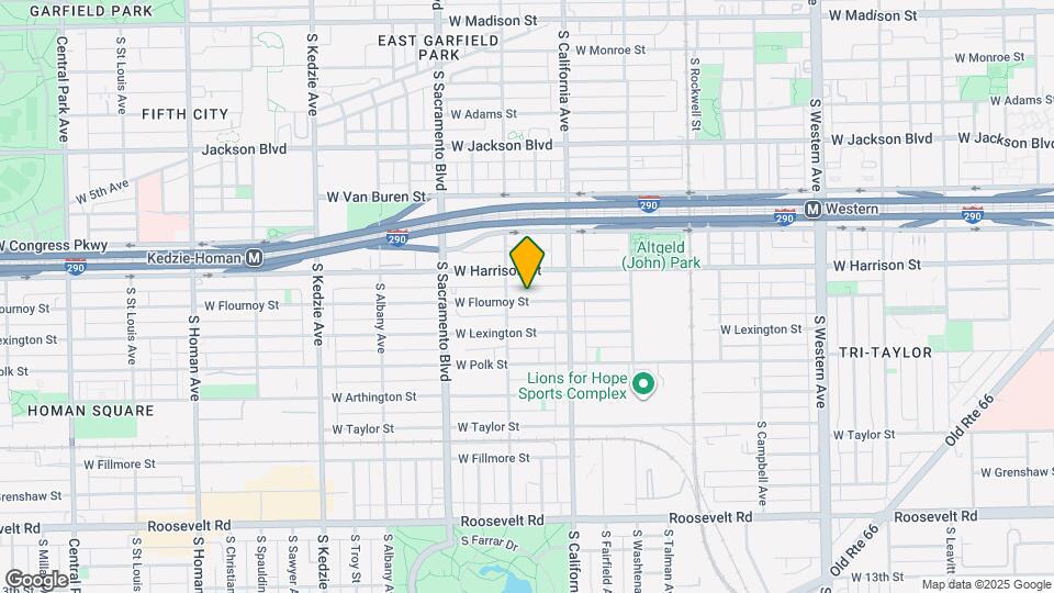 2840 W Flournoy St Map and Location Details