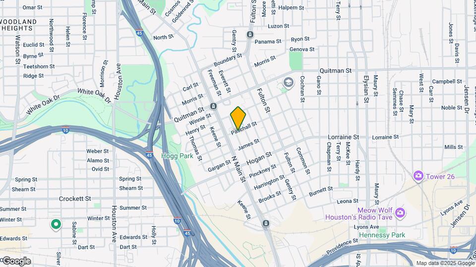 702 Paschall St Map and Location Details