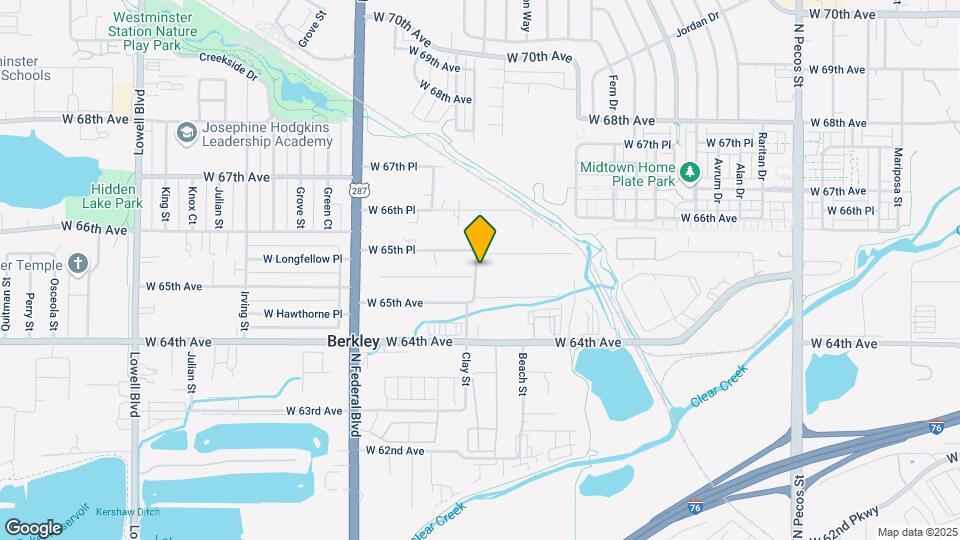 6540 Clay St-Unit -A2 Map and Location Details