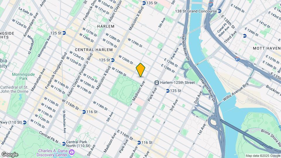 E 127Th St Cluster ( 22 E 125Th ) Map and Location Details