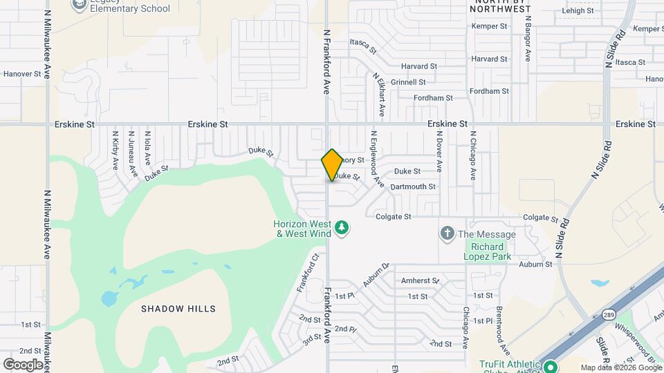 5742 Dartmouth Dr Map and Location Details