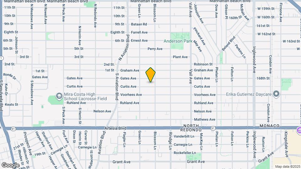 2017 Curtis Ave Map and Location Details