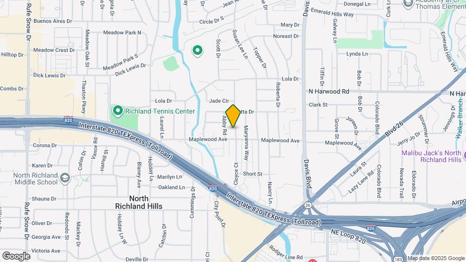 5109 Cloyce Ct Map and Location Details