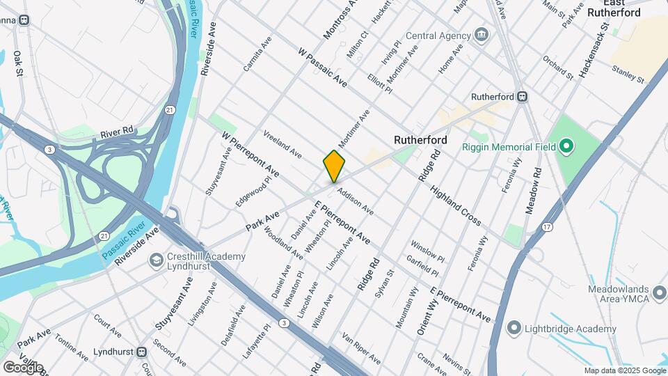 253 Park Ave Map and Location Details