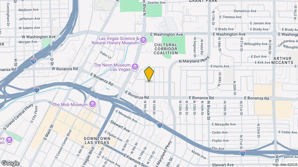640 N 9th St, Unit Studio Map and Location Details