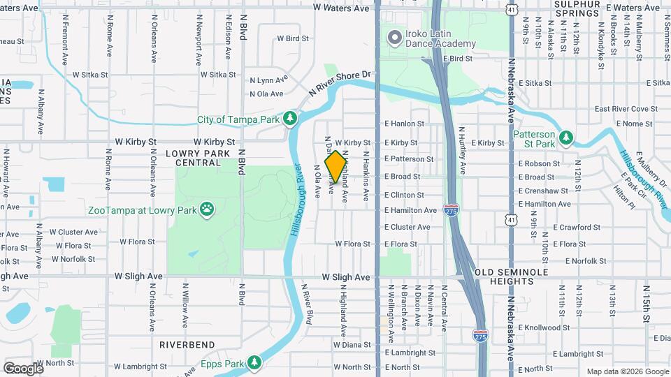 7313 N Dartmouth Ave, Unit room 2 Map and Location Details