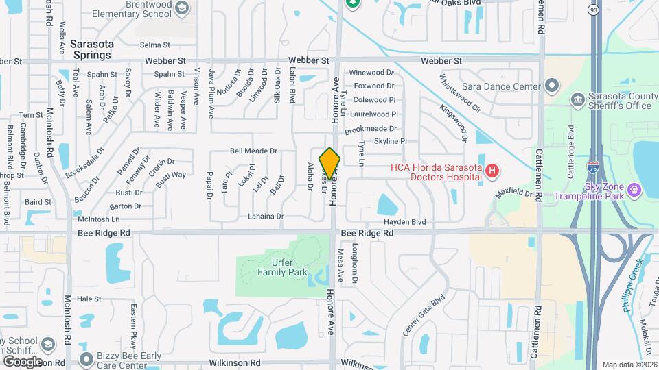 3641 Stokes Dr Map and Location Details