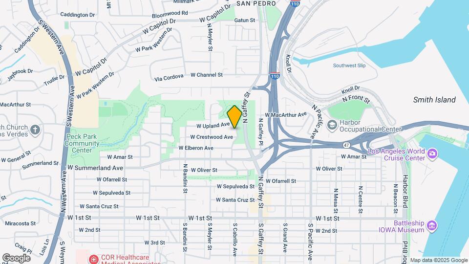 719 N Cabrillo Ave Map and Location Details