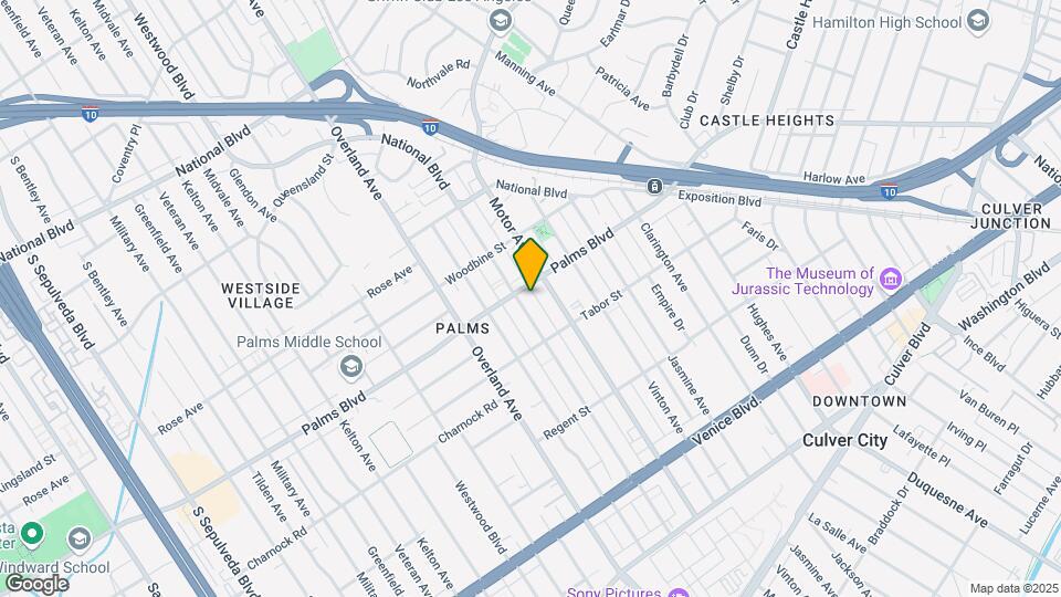 3514 Mentone Ave Mapa y Detalles de la Ubicación