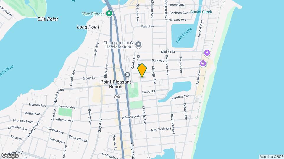 319 Arnold Ave Map and Location Details