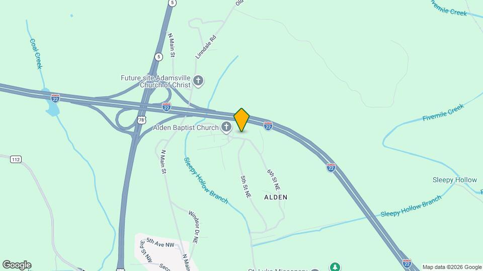 490 Alden Rd NE Map and Location Details