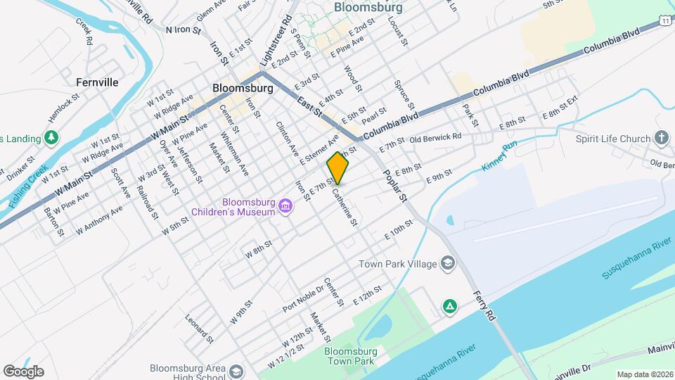 729 Catherine St Map and Location Details