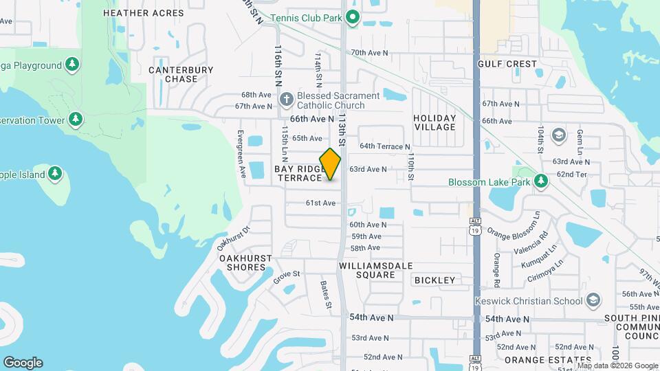 11373 62nd Ave N Map and Location Details