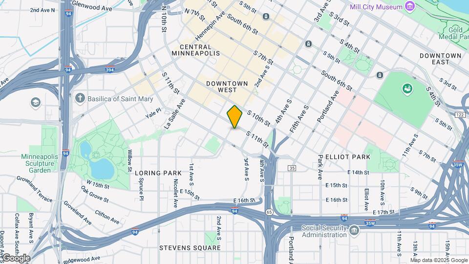 201 S 11th St Map and Location Details
